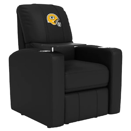 Dreamseat Stealth Power Plus Recliner with Green Bay Packers Helmet Logo XZ520823901CDSMHTUSBBLK-PSNFL20057